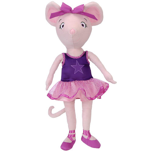 <span id="lblLDesc"><br>Cuddle up with everyones favorite dancing mouse! The Angelina Ballerina
 Doll from Madame Alexander is wearing a gorgeous purple satin leotard 
with a sparkling satin and tulle tutu. Shes standing in a classic 
ballet position and wearing matching satin slippers.<br><br><span style="font-weight: bold;">Why Savvy Auntie Loves It: </span></span><span id="lblGDesc">The perfect gift for the little dancer niece who loves Angelina Ballerina as much as we do!<br><br><a name="" target="" classname="" class="" href="/giftview1.aspx?Id=2098&Name=Madame+Alexander+19+inch+Angelina+Ballerina+Doll">Click here to get this gift! </a><br></span>