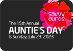 Announcing the 15th Annual AUNTIE’S DAY Sunday, July 23, 2023
